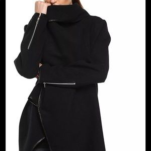 Wool blend trench coat